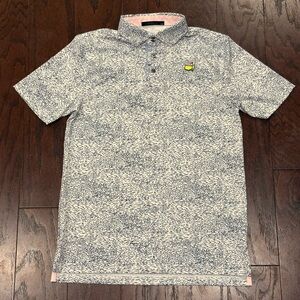 Greyson Master’s Embroidered Logo Youth Golf Polo Sz XXL NWOT Augusta Course AOP